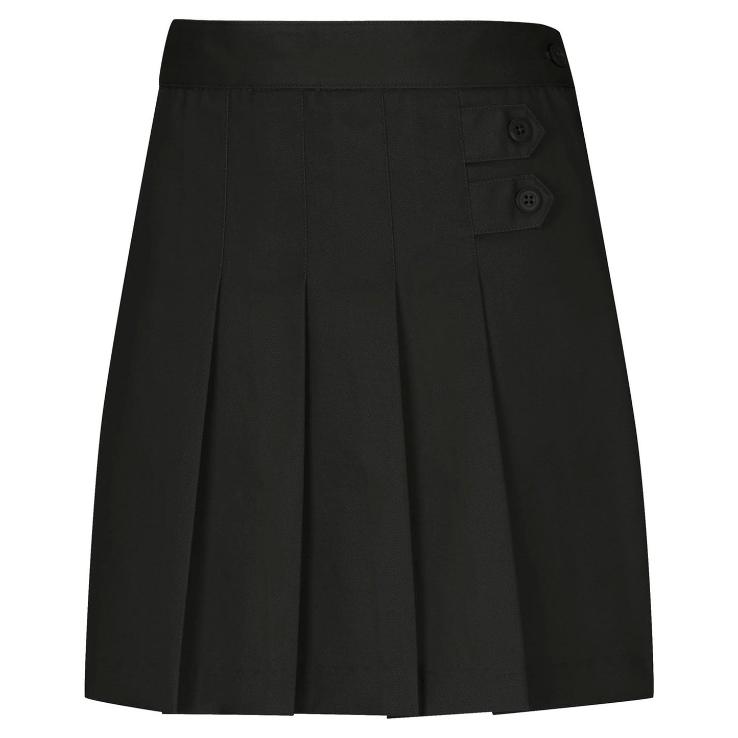 Girls Stretch Pleated Tab Scooter - BLACK - SPECIAL ORDER!