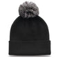 Roll Up Beanie w/ Pom