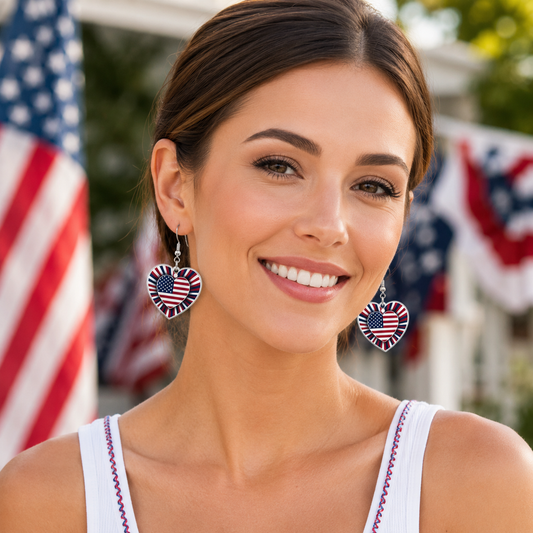 4th of July Earrings - America 250