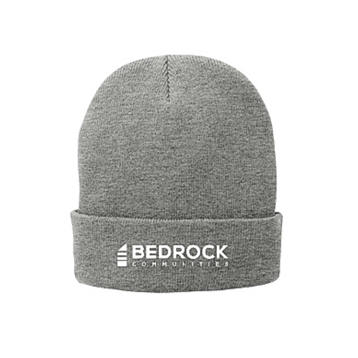 Bedrock Communities - Fleece-Lined Knit Cap w/ EMB Logo
