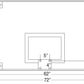 42" x 72" Standard Glass Backboard