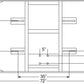 48" x 72" Tall Unbreakable "XL" Glass Competition Conversion Backboard