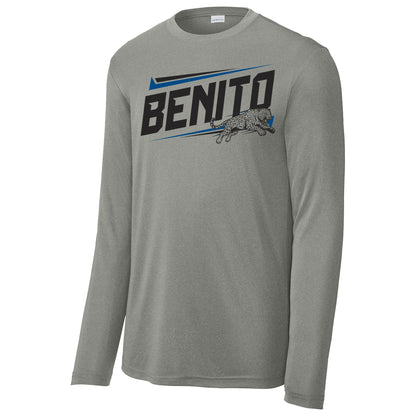 Benito Logo Long Sleeve Drifit Spirit Shirt