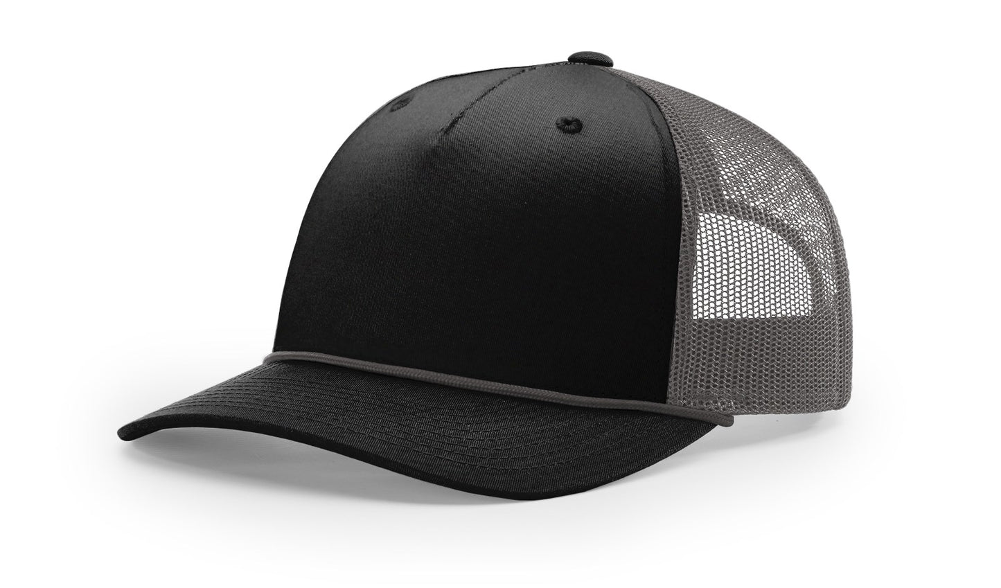 Richardson 112FPR Five Panel Trucker with Rope Cap