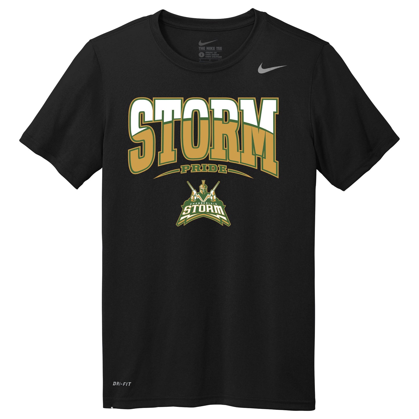 Chamberlain High School Nike Legend Tee with "Storm Logo"