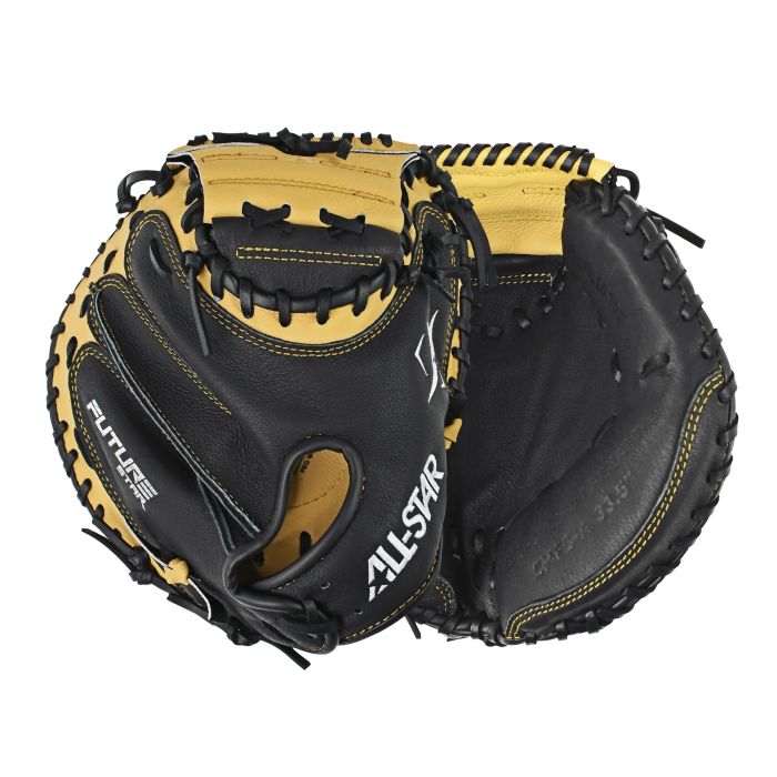 Future Star Series Catching Mitt Black/Tan - Right Hand Thrower