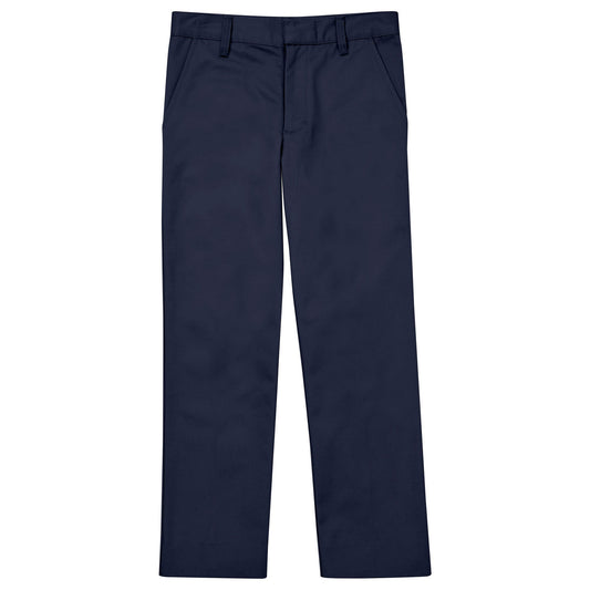 Boys Flat Front Pant - NAVY