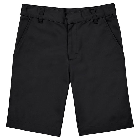 Boys Flat Front Short - BLACK