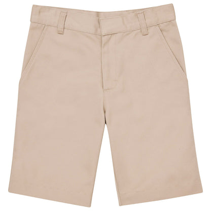 Boys Flat Front Short - KHAKI