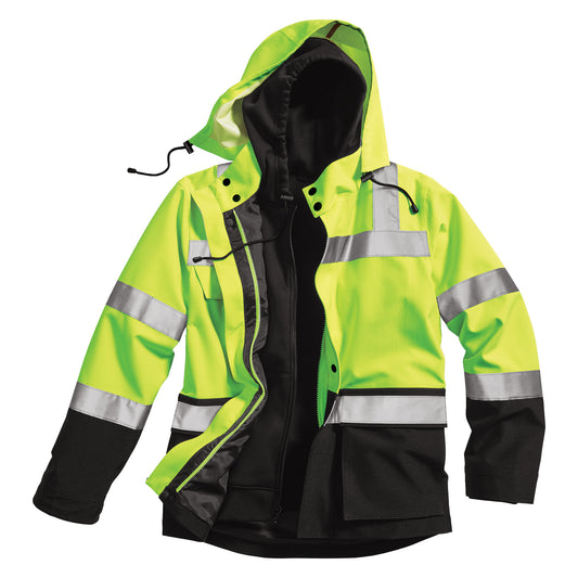 CornerStone ANSI 107 Class 3 Waterproof Ripstop 3-In-1 Parka