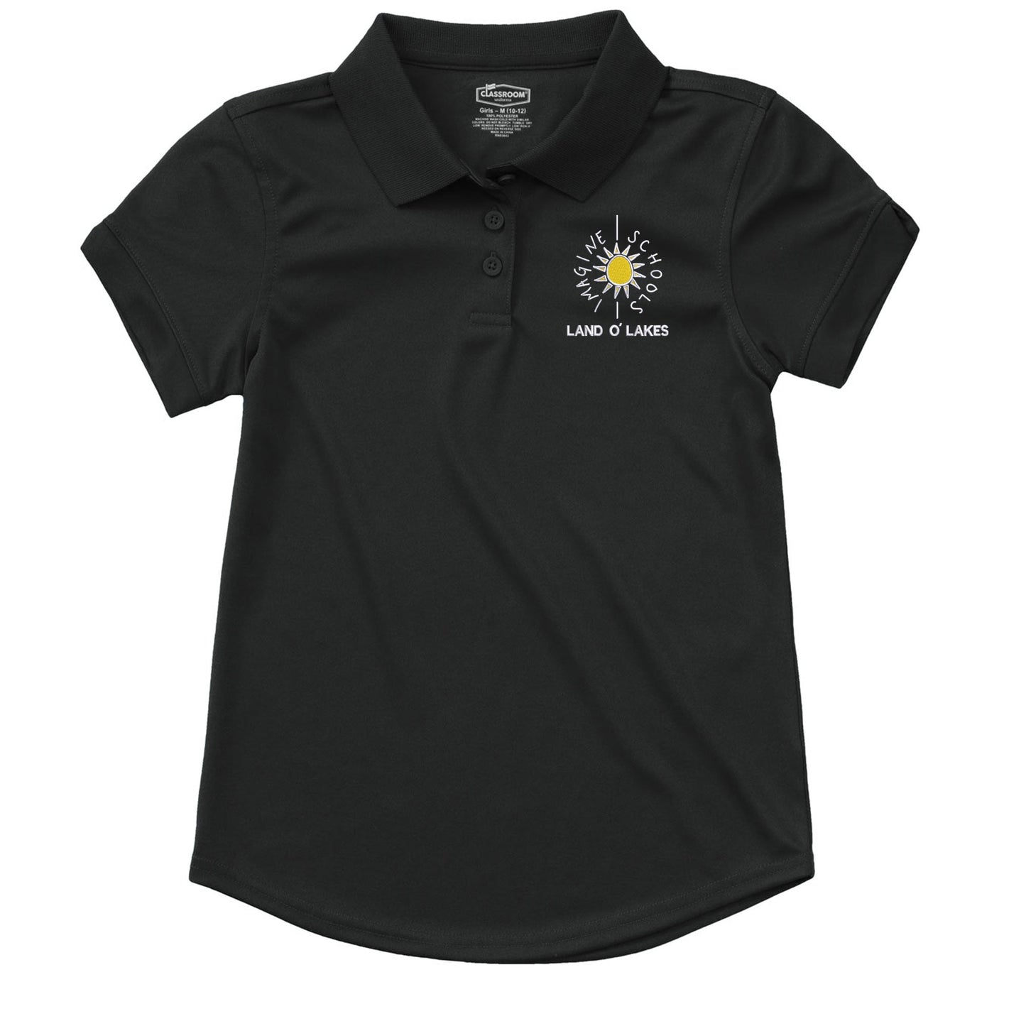 Imagine School Land O' Lakes Girls Moisture Wicking Polo