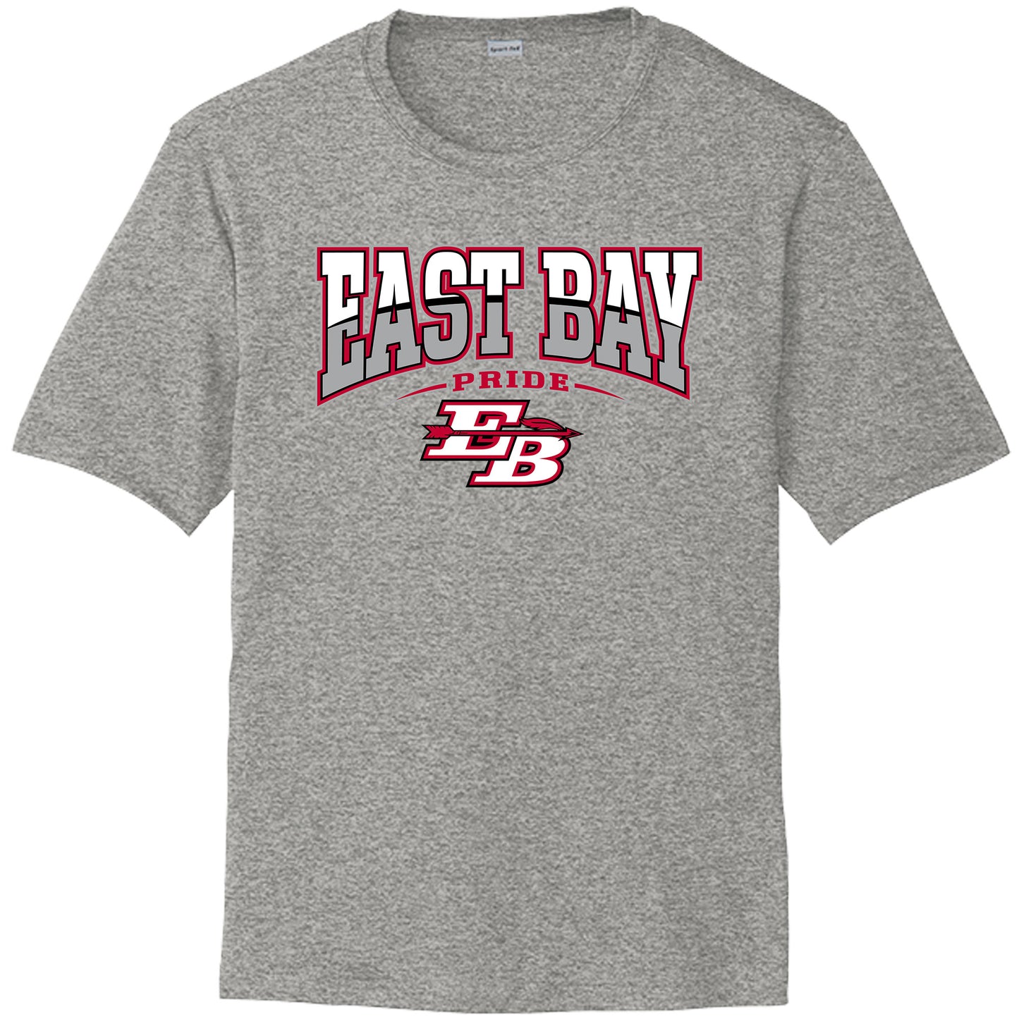 East Bay High School Drifit Shirt with Printed East Bay Logo