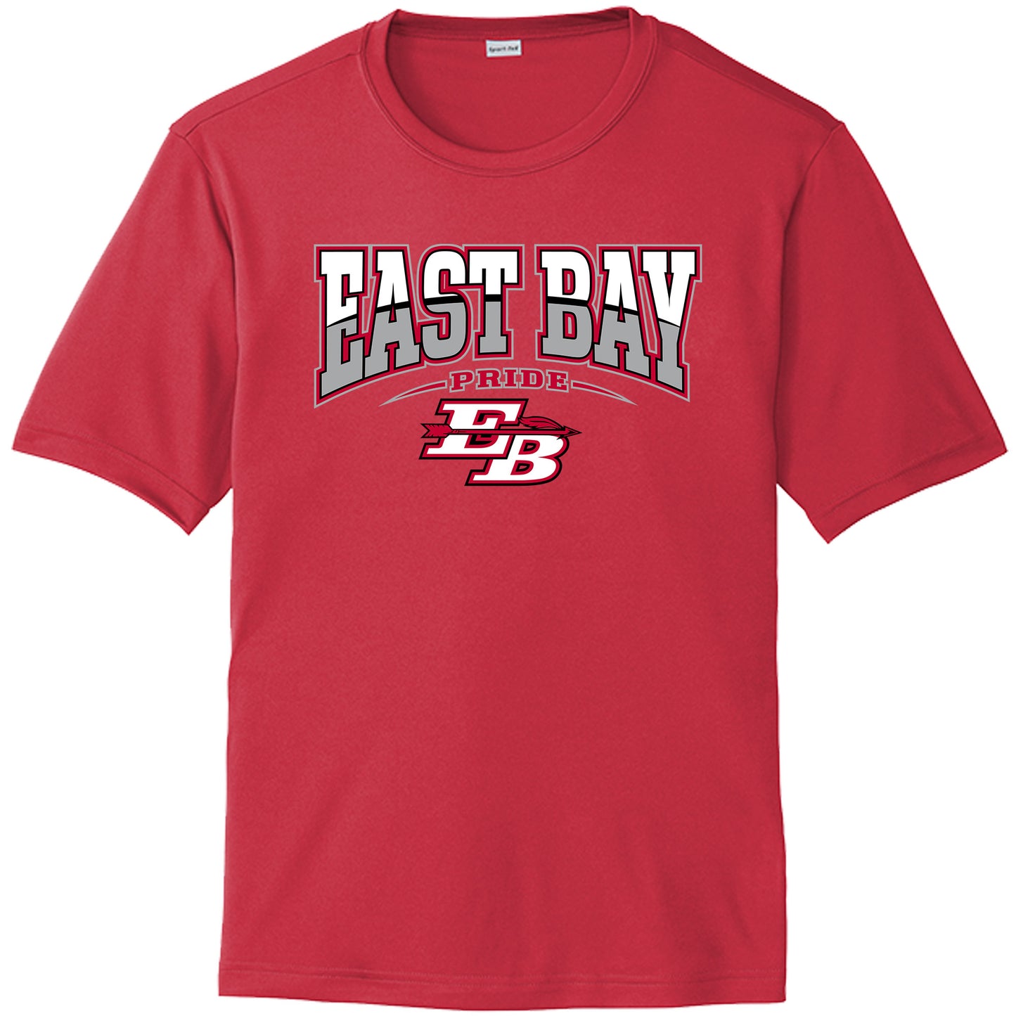 East Bay High School Drifit Shirt with Printed East Bay Logo