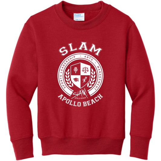 Slam Apollo Elementary Crewneck - Crest Logo