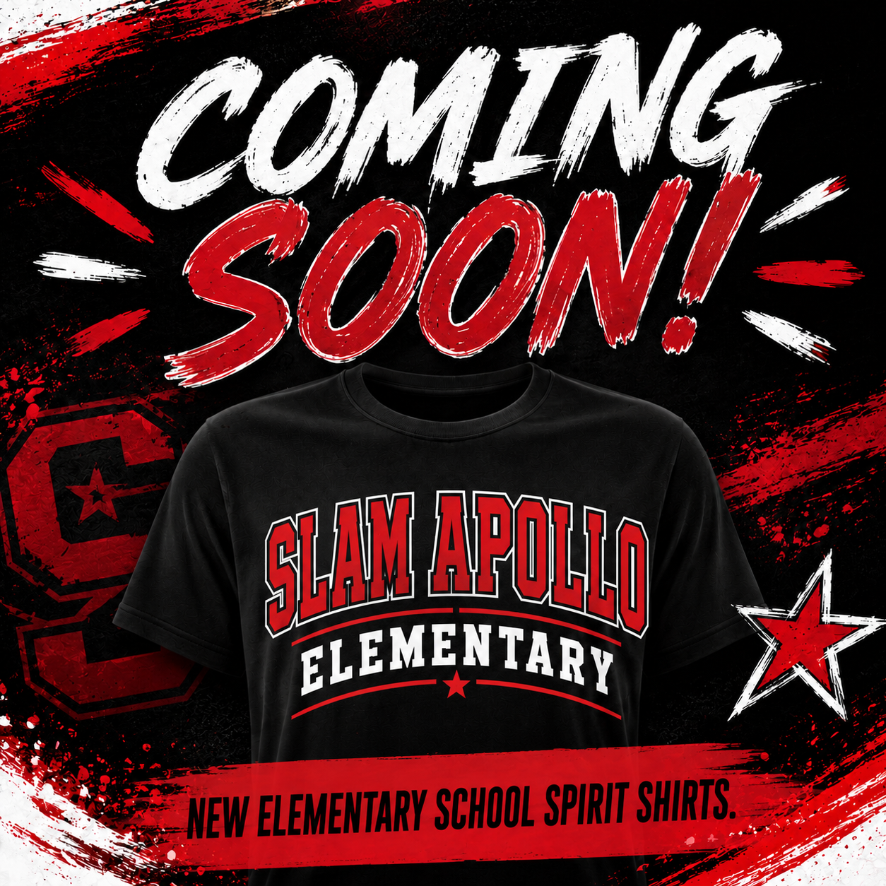 SLAM Apollo Elementary Spirit Shirts (COMING SOON)