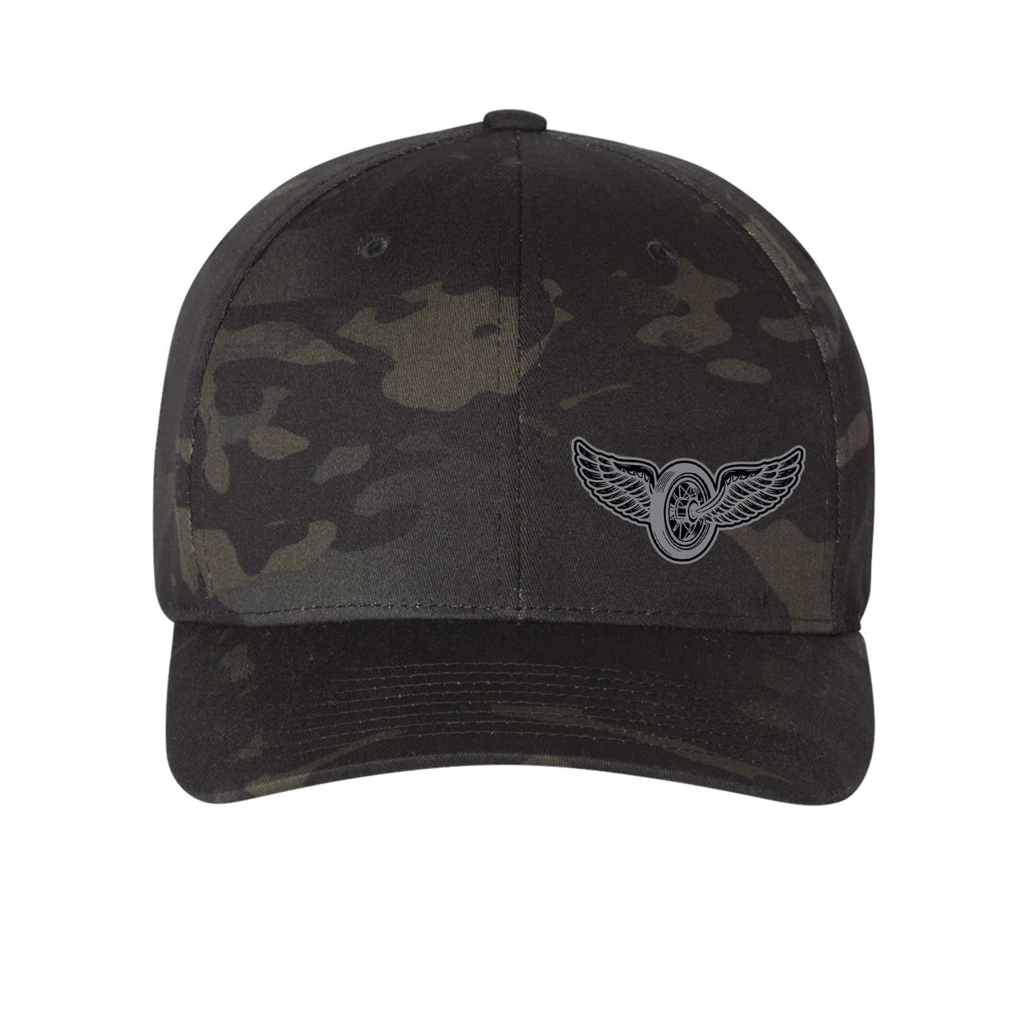 Sheriff MC Flex Fit Hats - Motor Wheel Logo