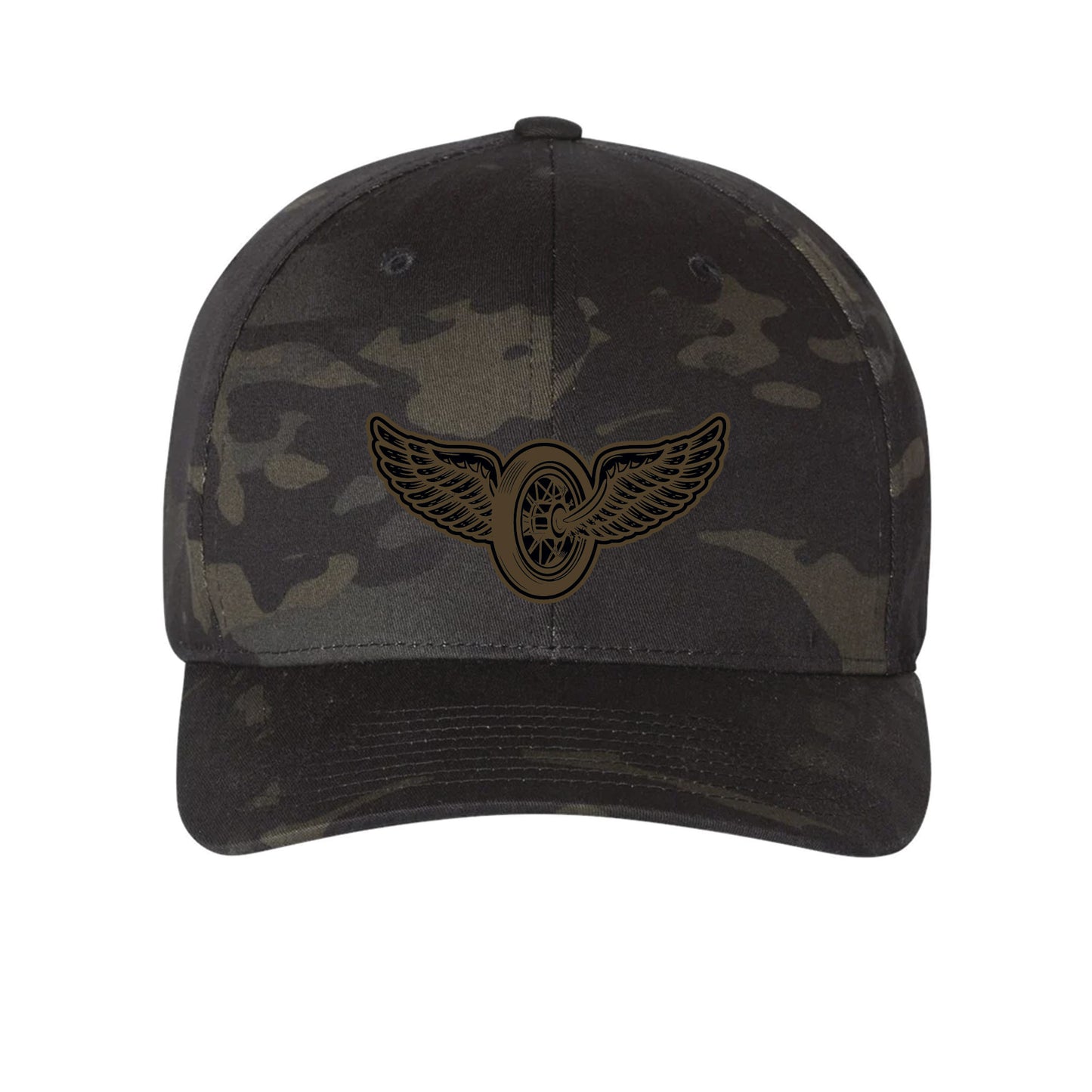 Sheriff MC Flex Fit Hats - Motor Wheel Logo