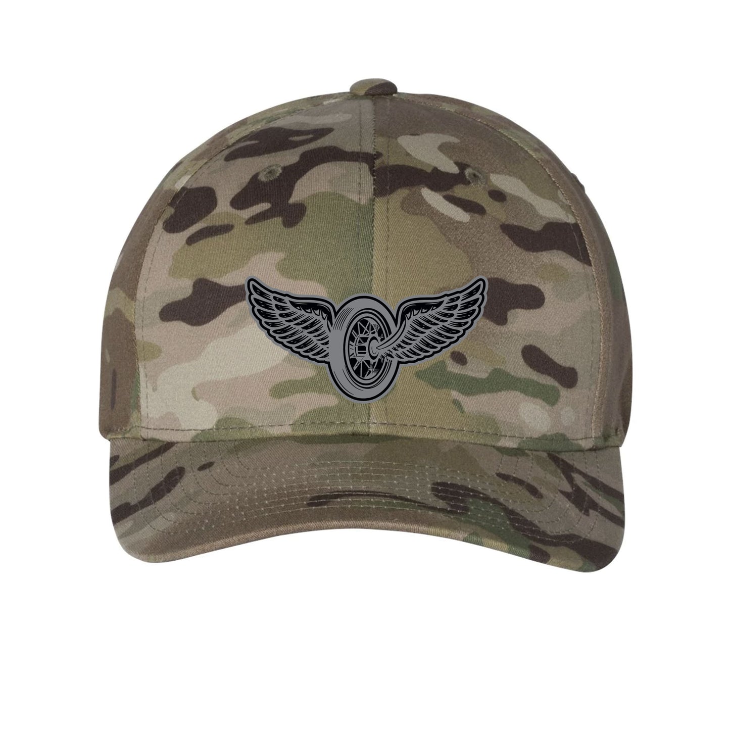 Sheriff MC Flex Fit Hats - Motor Wheel Logo