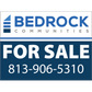 Bedrock Communities -  18" x 24" Custom - Single Sided Aluminum Yard Sign