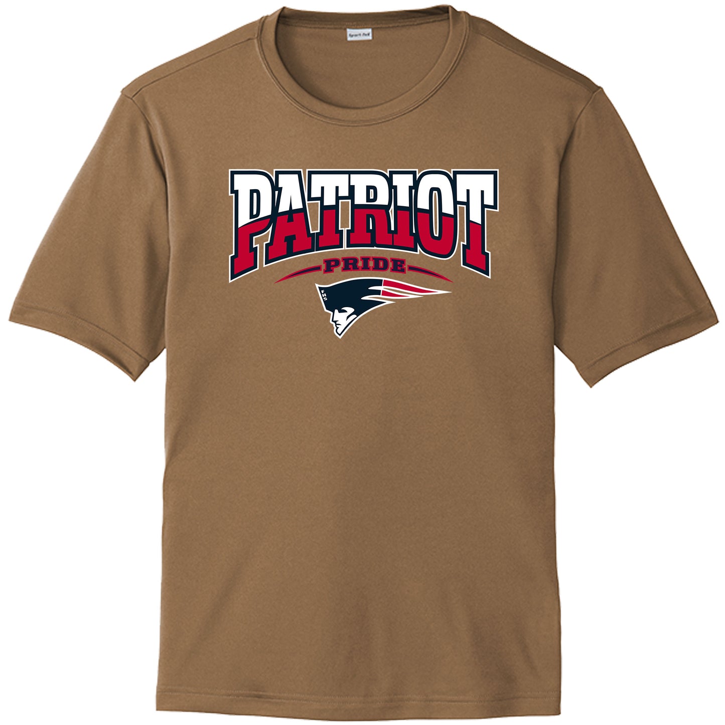 Freedom High School Drifit Shirt with Printed Patriots Logo