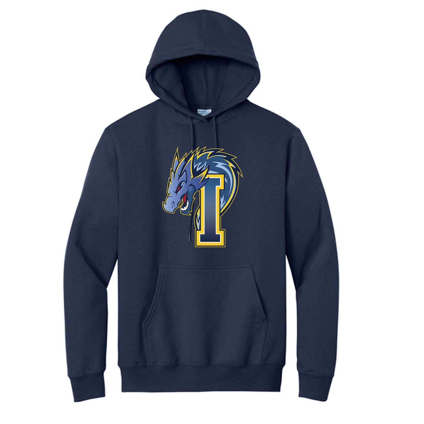 Imagine School Land O' Lakes MS Fleece Pullover Hooded Sweatshirt - I - DRAGON LOGO (Middle School Only)