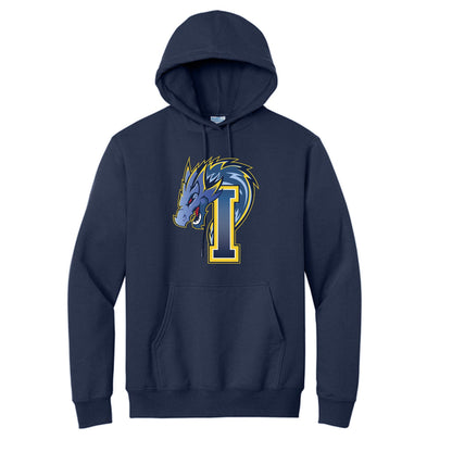 Imagine School Land O' Lakes MS Fleece Pullover Hooded Sweatshirt - I - DRAGON LOGO (Middle School Only)