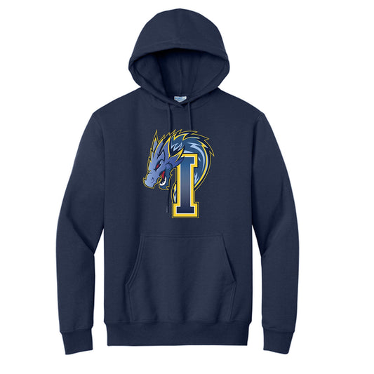 Imagine School Land O' Lakes MS Fleece Pullover Hooded Sweatshirt - I - DRAGON LOGO (Middle School Only)