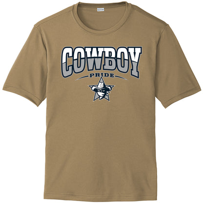 Gaither High School Drifit Shirt with Printed Cowboys Logo
