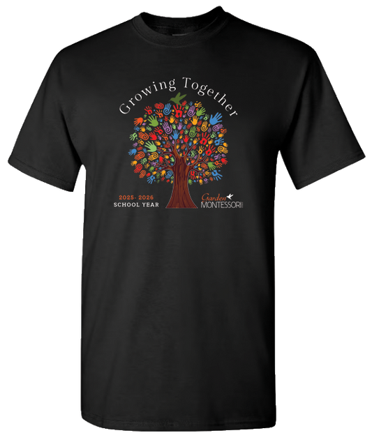 Garden Montessori - Cotton T-Shirt - Spirit Shirt - Adult Sizes Only