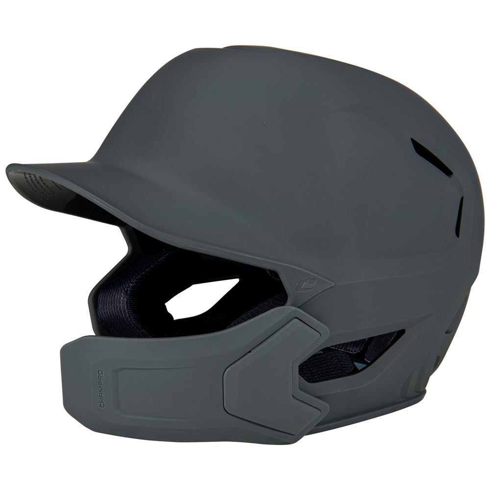 HXE Matte Batting Helmet w/ Jaw Guard