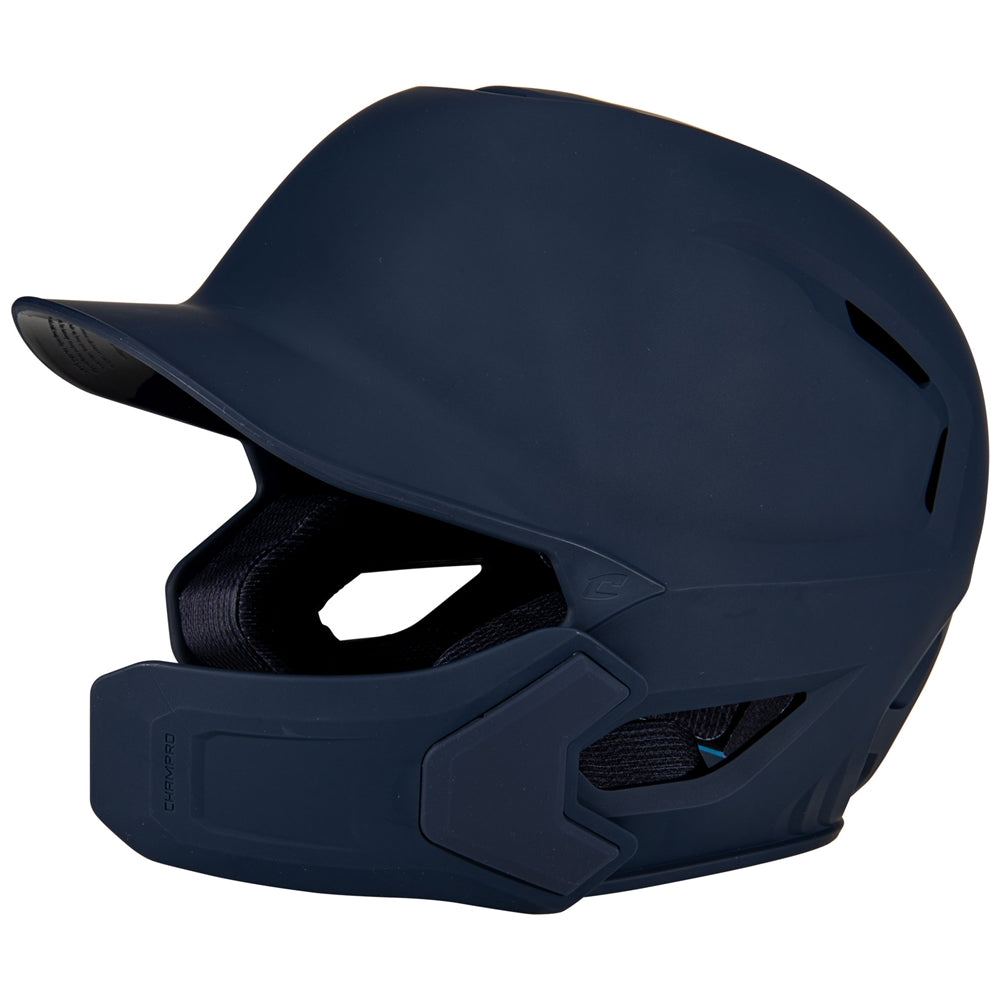 HXE Matte Batting Helmet w/ Jaw Guard