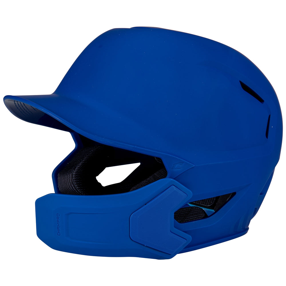 HXE Matte Batting Helmet w/ Jaw Guard