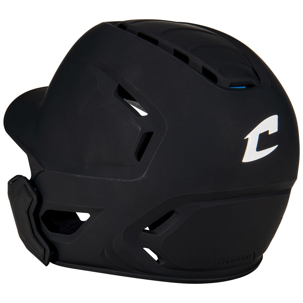 HXE Matte Batting Helmet w/ Jaw Guard