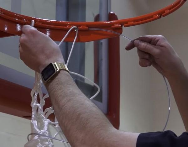 Baseline Collegiate 180° Competition Breakaway Basketball Goal for 42" Boards