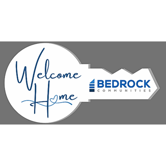Bedrock Communities - Large Foam Welcome Key