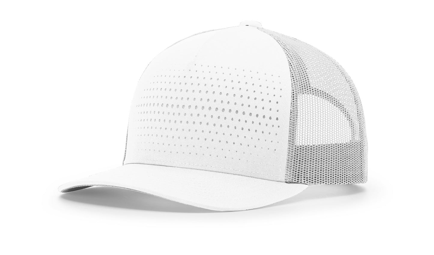 Richardson 163 | LASER CUT FIVE PANEL TRUCKER