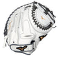 Mizuno MVP Prime Fastpitch Softball Catcher's Mitt, 34", RH, White-Grey