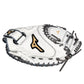 Mizuno MVP Prime Fastpitch Softball Catcher's Mitt, 34", RH, White-Grey