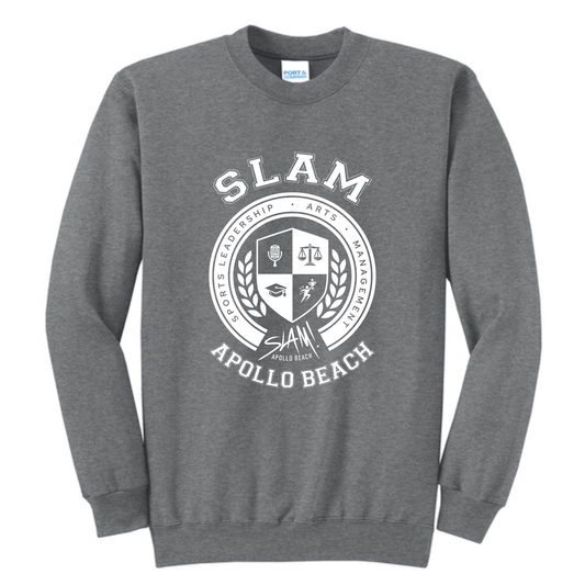 Slam Apollo Middle School Crewneck - Crest Logo