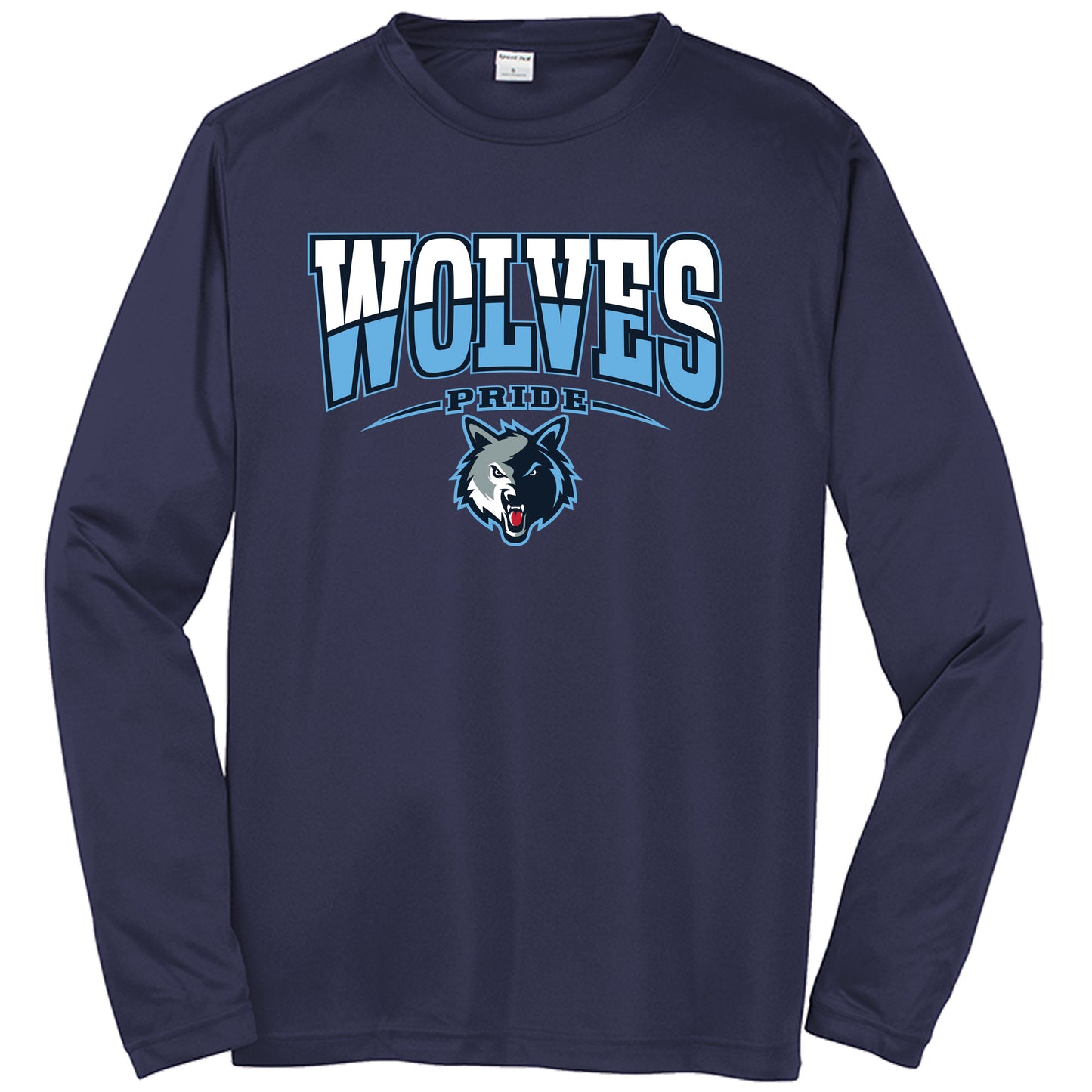 Newsome School Longsleeve Drifit Shirt "Wolves Pride"
