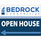 Bedrock Communities - 18" x 24" Double-Sided, Lightweight Signs w/ Wire Stakes