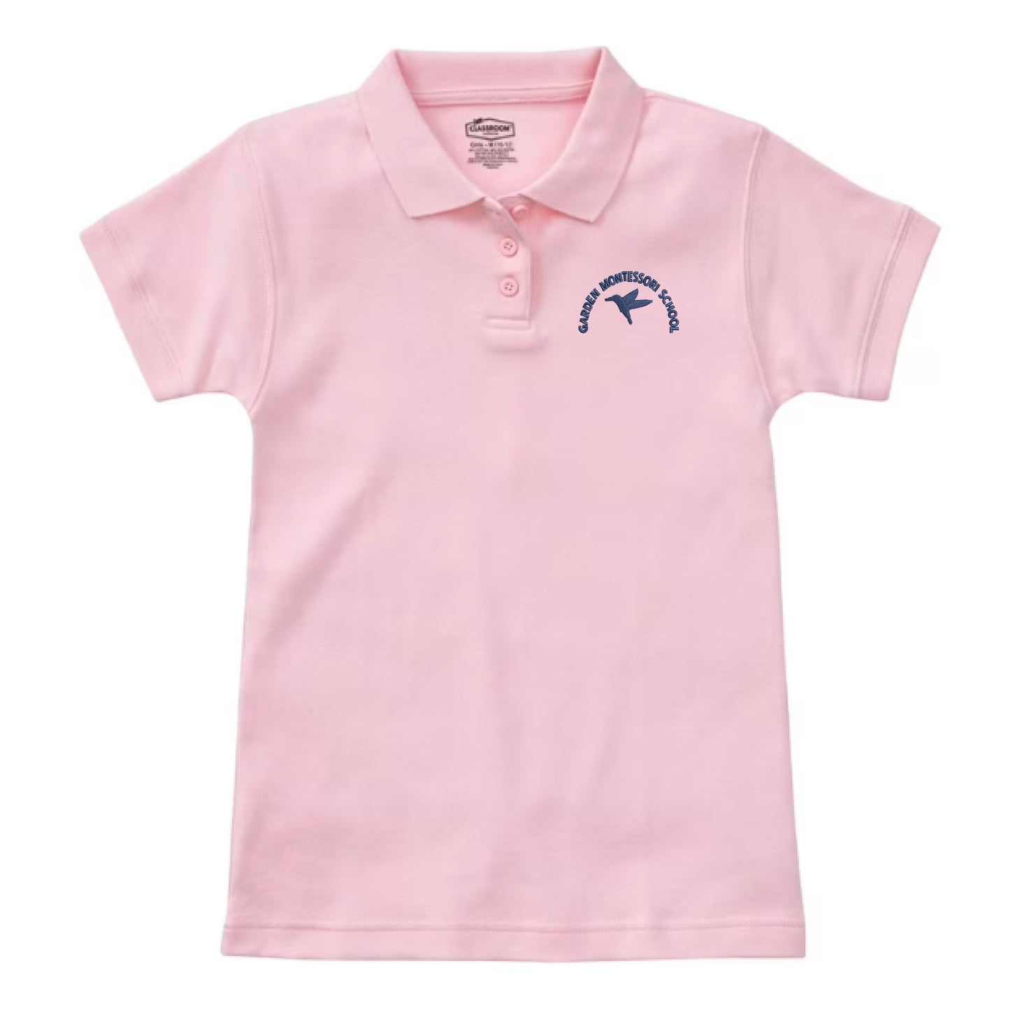 Garden Montessori School Girls Fitted Polo
