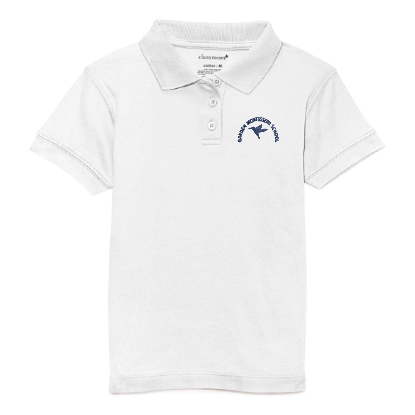 Garden Montessori School Girls Fitted Polo