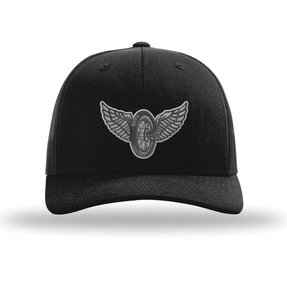 Sheriff MC Snapback Hats - Motor Wheel Logo