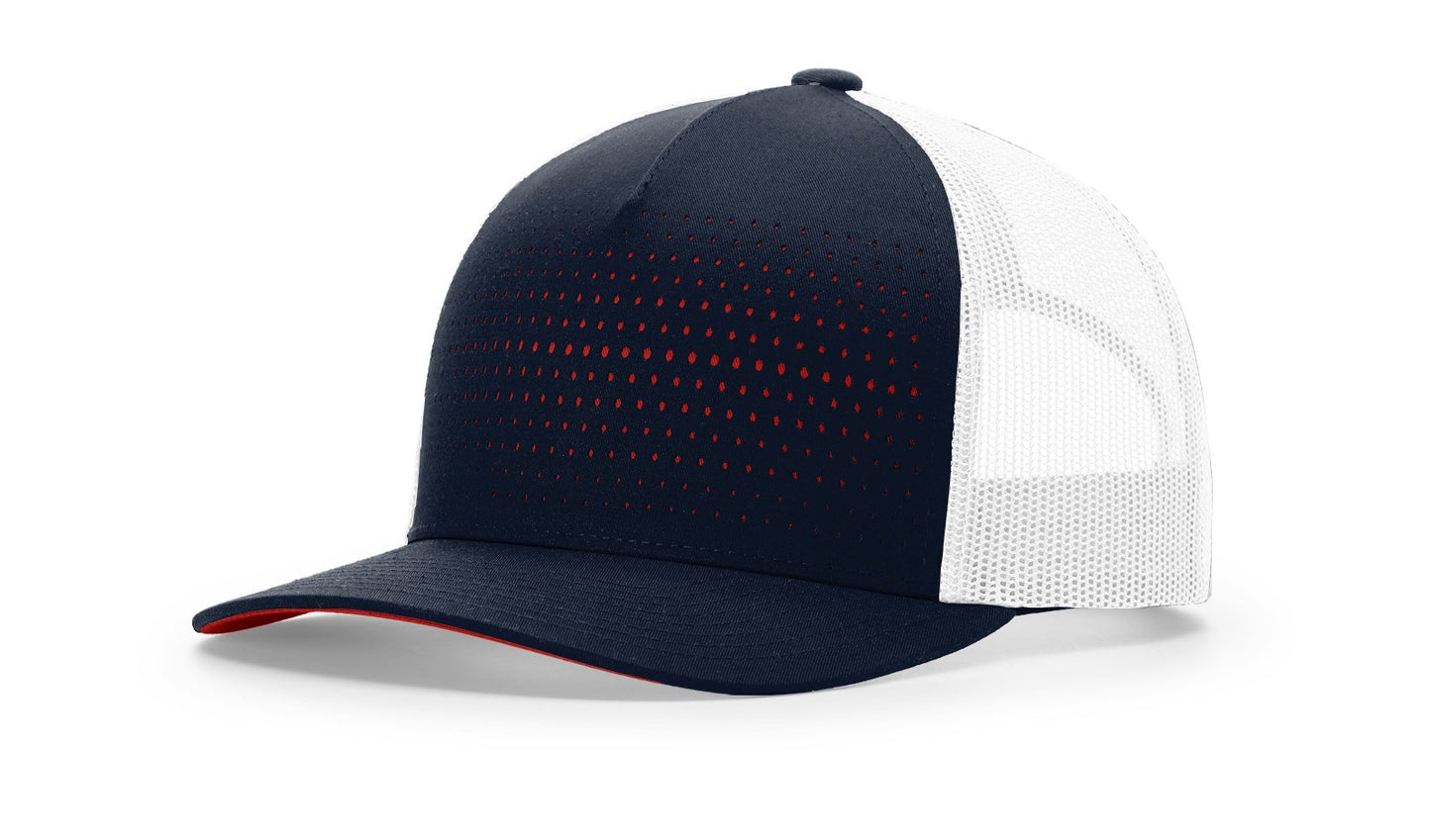 Richardson 163 | LASER CUT FIVE PANEL TRUCKER