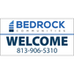 Bedrock Communities - 4ft x 8ft - Custom - Single Sided Banner w/ Grommets