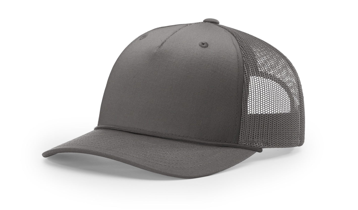 Richardson 112FPR Five Panel Trucker with Rope Cap