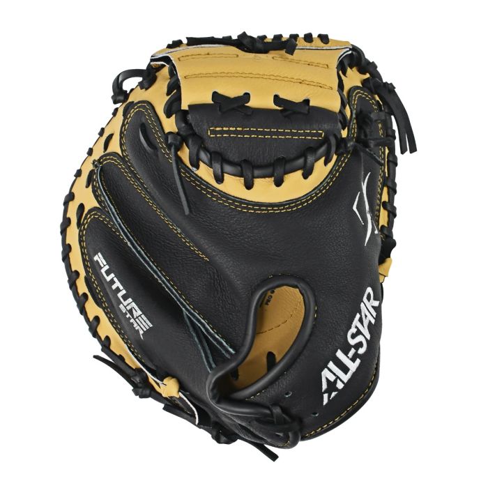 Future Star Series Catching Mitt Black/Tan - Right Hand Thrower
