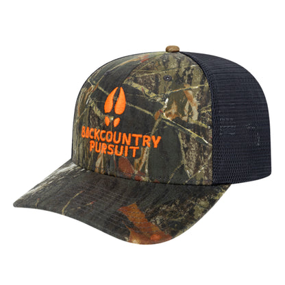 Flexfit 110® Premium Camo Trucker Mesh Back Cap