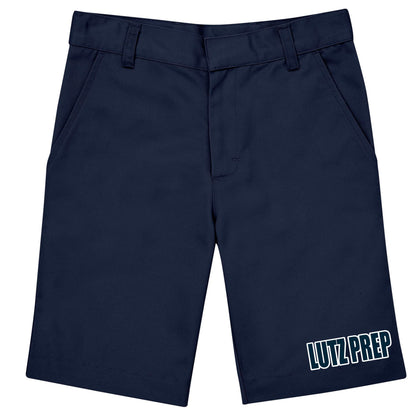 LP Boys Flat Front Short - NAVY
